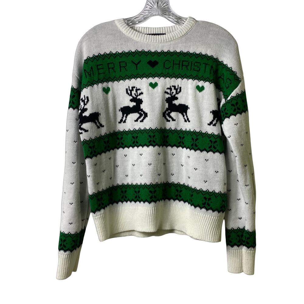 Size Small Christmas Reindeer‎ Sweater Sz S (2542)